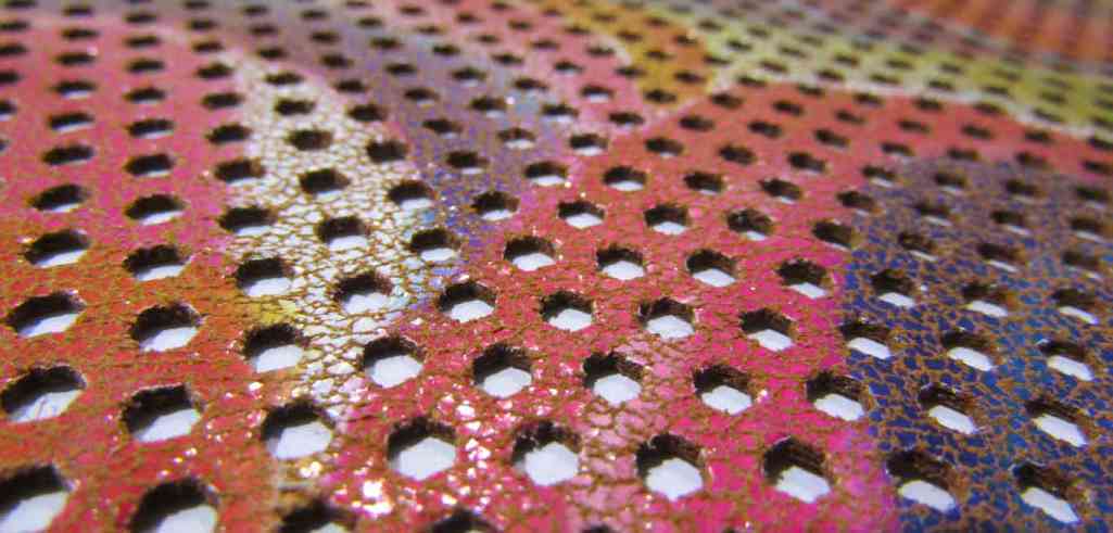 Example of a perforated hexagonal