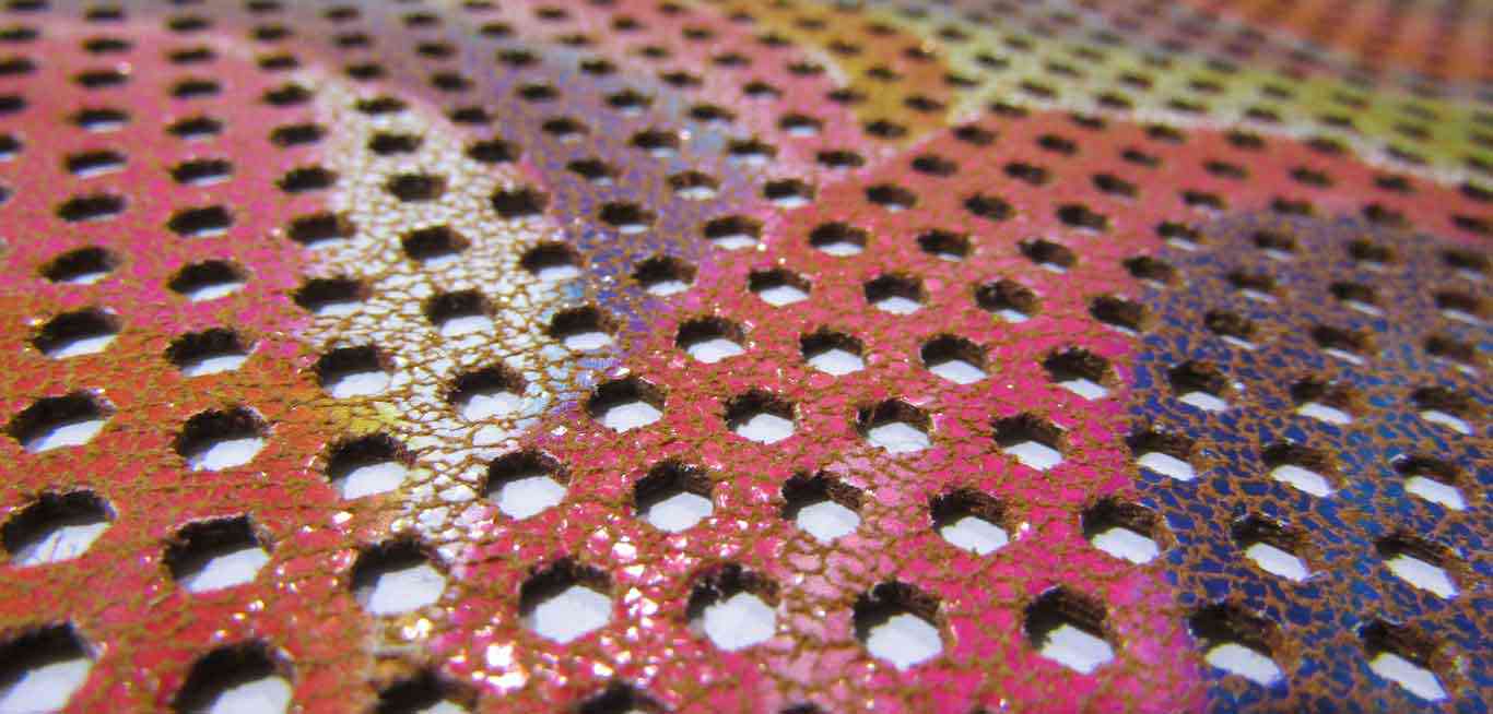 Example of a perforated hexagonal